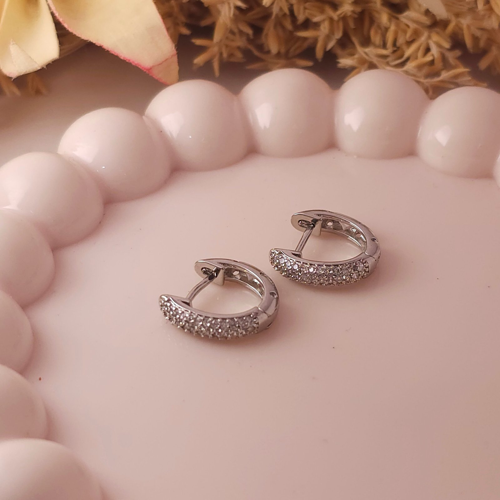 Silver Diamond stud 2